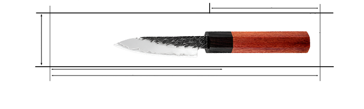 Damascus High Carbon Steel 3.5 Inch Paring Knife